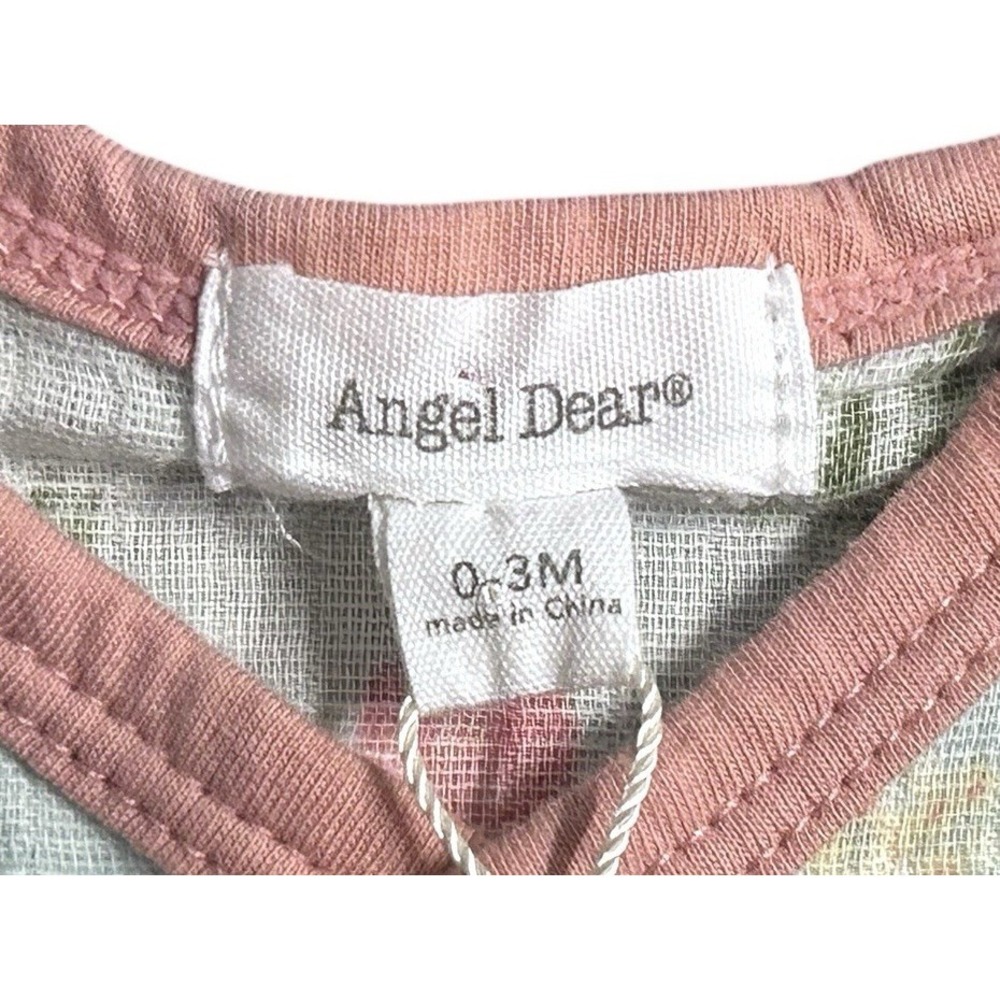 NEW Angel Dear Meadow Floral Wrap‎ Coverall Bodysuit Girls 0-3 Months - Picture 11 of 14